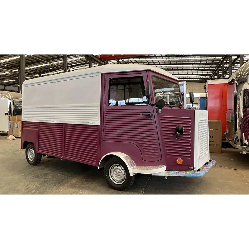 Vintage H-Van-stijl foodtruck