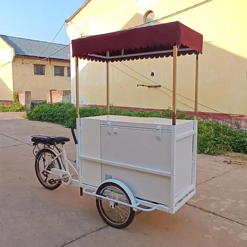 Klassieke pedaal-ijskarfiets