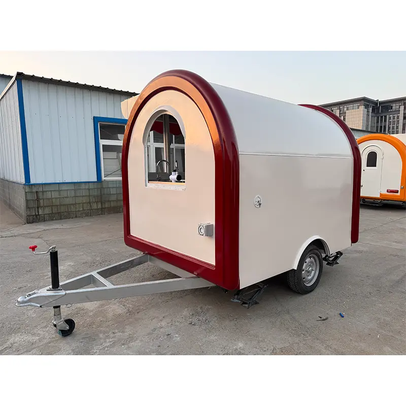 Compacte mini ronde voedselkar