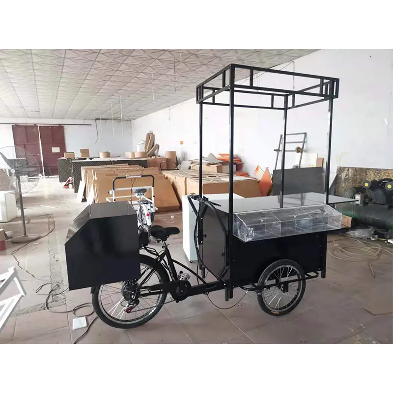 Elektrische Cargo Street Snack Food-fiets