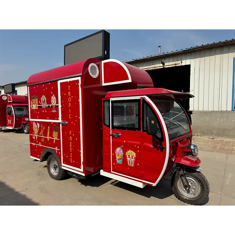 IJs- en gelato-displaywagen