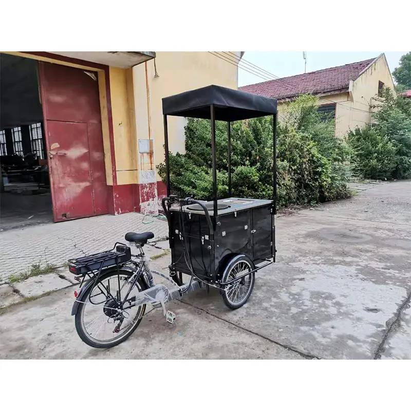 Pedaalaangedreven snackfiets